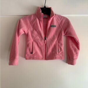 Girls size 4/5 Columbia Pink Fleece Jacket